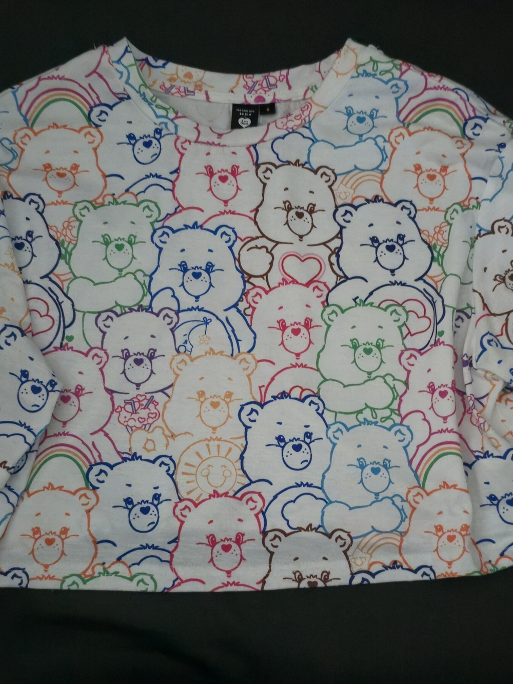 Care Bear Crop Top Small Rave Wear
